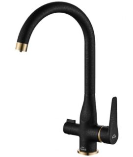 Смеситель для кухни ZORG Steel Hammer SH 910 BLACK BR